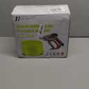 M MINGLE Sewer Jetter Kit for Pressure Washer 100 FT, Drain Cleaner Hose with Power Washer Gun, 1/4 Inch NPT Corner Rotating and Button Nose Sewer Jetting Nozzle, Orifice 4.0, 4.5 (Yellow)