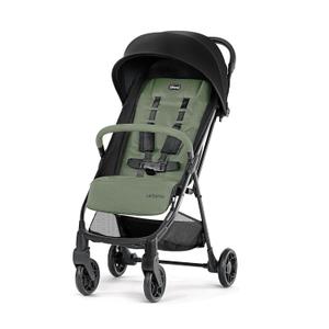 Chicco Urbino Compact Umbrella Stroller, Quick-Fold, Lightweight, 50 lb | TRAVEL-SIZE TODDLER STROLLER, 5 LBS, UPF 50+ CANOPY, 5-POINT HARNESS, ALL-WHEEL SUSPENSION, 2 CUP HOLDERS, OLIVE/GREEN.