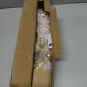 Magnetic Curtain Rods Multi-Use Adjustable Appliance Metal Doors Magnetic Rods, 16-28 Inch, 1/ 2 Inch Diameter, 4 Pack, Gold