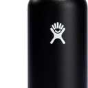 Hydro Flask Water Bottle - Insulated Stainless Steel - Non Spill, Leakproof in 21 Oz Black