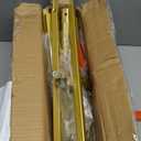 Gold Metal Arch Backdrop Stand 2 Set 7.2FT, 6FT Wedding Arch Stand Arched Door Frame for Birthday Party Baby Shower Ceremony Indoor Outdoor Celebration Decor (7.2FT, 6FT)