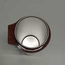 Car Electric Kettle for Travel : FVPE 12V/24V Small Electric Water Kettle, Multi-Temp Control 400 mL Portable Car Water Boiler for Brewing Coffee Tea,LCD Display 304 Stainless Steel Truck Heating Cup (Black)