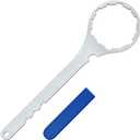 Whole House Water Filter Wrench 3.69 In, SPBW-11 Metal Water Filter Housing Wrench Compatible with GE WX5X140 FXWPC FXWSC GXWH01C GXSV10C Filter Housing