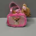 Aurora Fashionable Fancy Pals Pretty in Pink Stuffed Animal - Mini Plush with Purse for Dress Up Fun - Perfect for Kids 3+ Years, Costumes, and Birthdays - Multicolor 6.5 Inches