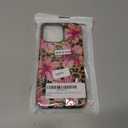Longlayss Compatible for iPhone 16 Pro Max Case Flower Cheetah Phone Case