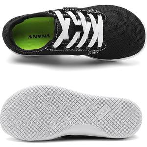 Women's Wide Canvas Minimalist Barefoot Shoes | Zero Drop Sole | Wide Toe Box | Wide Width Fashion Breathable Sneaker, 40