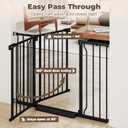 29"-45" Baby Gate for Stairs & Doorways, Auto Close Dog Gate Indoor