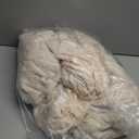 Vctops 4 Pieces Recliner Chair Covers, Geometric Jacquard Plush Recliner Slipcovers Soft Fuzzy Sofa Couch Cover Anti-Slip Furniture Protector with Elastic Bottom for Kids Cats Dogs (Cream,1 Seat) 32.7"D x 30.7"W x 41.3"H