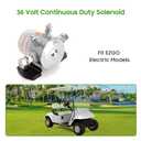 10L0L Golf Cart EZGO Solenoid 36 Volt for EZGO TXT,Marathon,Medalist Electric Models,4 Terminal #70 Series Solenoid Relay, Replace OEM 27855G01, 11761G1, 27855G02, 31680G1, 3016