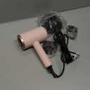 Slopehill Professional Ionic Hair Dryer, Powerful 1800W Fast Drying Low Noise Blow Dryer with 2 Concentrator Nozzle 1 Diffuser Attachments for Home Salon Travel (Pottery Pink and Rose Gold)