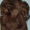 Auburn Wigs with Bangs,Copper Red Long Wavy Wig for Women,Long Curly Synthetic Hair Wig for Party Daily Use 24IN