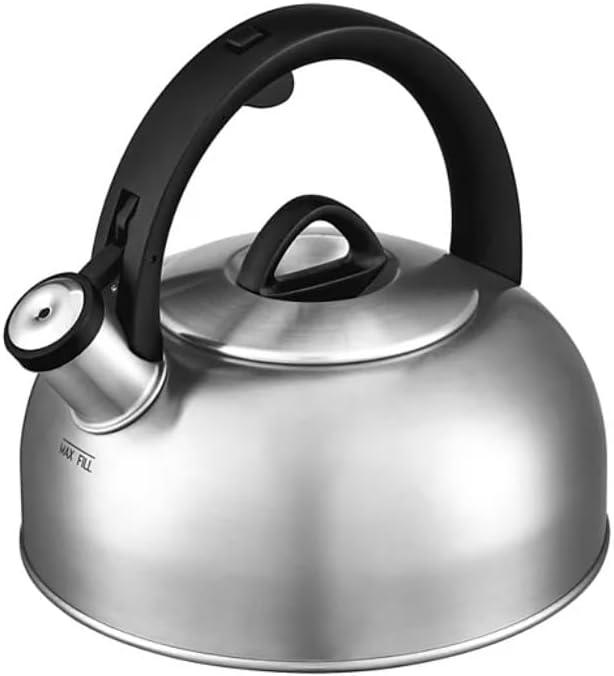 Cuisinart Professional Brushed Stainless Steel 2-QT Teakettle Water Whistling Tea Kettle, 2 Quarts
