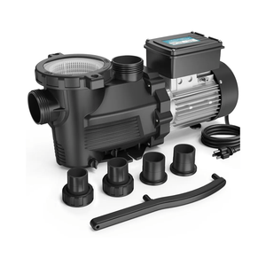 In/Above Ground Pool Pump, Self Primming High Flow (Dual Speed, 2HP, 5200 GPH, 115V)