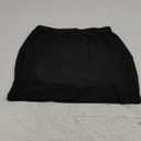 Women's Side Slit High Waisted Mini Skirt Stretchy Bodycon Skort 2025 Y2K Club Skirts with Underneath (Black) Small