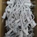 Clear Christmas Lights 50FT 200 Incandescent Bulbs Warm White Mini Lights with White Wire for Christmas Tree, Garland, Thanksgiving, Wedding, Party, Home, Indoor & Outdoor Festival Decoration