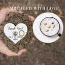 miaform 100 Pcs Plantable Seed Paper Hearts | Thank You Employee Appreciation Gifts Bulk | Party Favors for Baby Shower | Wedding Favors for Guests | Small Business Thank You Cards
