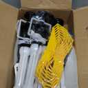 Double Roller Wall Mounting Manual Background Support System, Photo Background Ceiling Holder, for Photography, Live Streaming, Including 2 Double Hooks, 4 Expand Bars, 2 Chains, Eight Screws