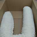 Headboard Pillow + A Long Neck Roll Pillow Body PillowFaux Fur Headboard Wedge Pillow with Removable Cover (Beige, King76x8x20 inches)