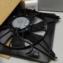 KAX Engine Radiator Cooling Fan, Compatible with 2013-2017 Accord 2.0/2.4L, Replace # 620297, 38611R40A01, 386165A2A01, 386155A2A01, FA71925, 6010079, 76342, 2811971, 2811877, 420173, 420185