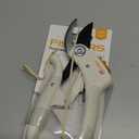 Fiskars Bypass Pruner with PowerLever, Lightweight Garden Shears, White