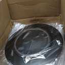 24 Pcs Black Charger Plates Bulk,13 inch Round Beaded Plate Chargers for Dinner Plates, Decorative Dinner Chargers Plastic Table Chargers for Wedding Holiday Party Baby Shower Event Decoration (Black)