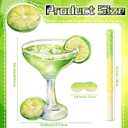 Gilprop Margarita Piñata with Stick Blindfold Tequila Wine Glass Adult Piñata Green Lemon for Margs Matrimony Bachelor Wedding Bridal Shower Photo Prop Funny Summer Birthday Party Supplies