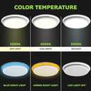 Homewerks 7130-20-BT Humidity Sensor Bathroom Fan with Color Changing LED Light and Bluetooth Speaker 110 CFM 1.5 Sones 3 Temperatures 3000K 4000K 5000K 1000 Lumens With Wall Switch