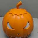 Fog Machine with LED Lights, 800W Halloween Fog Maker Pumpkin Smoke Machine w/12 Colors Lights Effect for Halloween Front Porch Decor Haunted House Party Stage