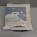 Warm Beige Extra Wide Linen Curtains for Sliding Glass Door 100 Inch Wide Back Tab Curtain Living Room Divider Semi Sheer Neutral Boho Rustic Patio Light Filtering Drape 1 Panel W100xL96