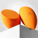 Real Techniques Miracle Complexion Beauty Sponge Makeup Blender, Set of 4 (4 Count (Pack of 1), Orange)