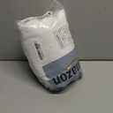 NICETOWN White Kitchen Curtains 36 inches Long, Modern Design Solid Grommet Thermal Insulated Window Treatments for Basement & Cafe, 2 Panels, W52 x L36