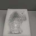 Honey Dispenser, Glass Honey Dispenser No Drip, Honey Pot with Stand, 8 oz Honey Jar, Maple Syrup Honey Container, Elegant Honeycomb Design for Home Decor for Any Occasion