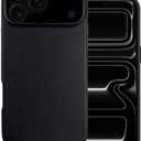 Handcrafted Premium Genuine Leather Case for iPhone 17 ProCompatible with MagSafe-Midnight