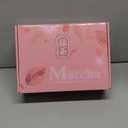 7 Pcs Glass Matcha Whisk Set, Matcha Set Matcha Bowl, 1 Matcha Whisk 1 Scoop Holder, Transparent Matcha Kit (White)