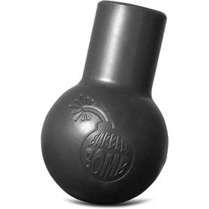 Barbell Bomb by ABMAT - Turn any surface into a Barbell Landmine exercise - Presses, Rows, Rotation, Split Squats, Lumberjacks and more. Black, One-piece molded foam. Patent Pending.