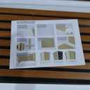 NeatiEase Wood Panels for Wall, 4-Piece 96" x 12.6" Soundproof Wood Slat Wall Panel for Interior Wall Decor Noise Cancelling, Acoustic Wall Panels, Sound Absorbing Panel (Teak)