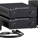 Fosi Audio Two V3 Mono Power Amplifier 240W Class D AMP with TPA3255 Chip, RCA/XLR Balanced Inputs, 48V/10A Power, for Home Audio Speakers & Home Theater