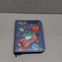 Trading Card Binder 4 Pocket with 50 Removable Sleeves, Card Holder Fits 400 Cards,Collection Album for Game Cards, Durable Collectible Storage Case for Girls and Boys(Way to Stars)