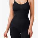 Waist Trainer Bodysuit for Women Tummy Control Shapewear Round Neck Seamless Butt Lifter Full Body Shaper 2XL