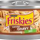 Purina Friskies Gravy Pate, Wet Cat Food Extra Gravy Pate With Chicken in Savory - (Pack of 24) 5.5 oz. Cans (EXP 05/31/28)
