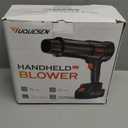 990,000 RPM Cordless Leaf Blower - 21V Electric Handheld Leaf Blower with 24.0Ah Batteries & Fast Charger - Lightweight for Patio, Lawn, Yard, Deck Cleaning (Dark)