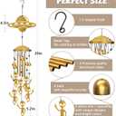 Alien Wind Chimes for Outside, Extraterrestrial UFO Windchimes Decor, Metal Saucerman Bell, UFOs & Aliens Wind Chime Yard Garden Decor Outdoor, Men/Women/Memorial/Housewarming/Birthday/Festival Gifts