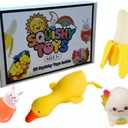 20 Pcs Premium Animal & Fruit Squishy Toys for Kids, Slow Rising Squeeze Stress Relief Toys, Kawaii Jumbo Squishies Party Favors for Boys Girls Goodie Bag Stuffers, Pinata Stuffers,Classroom Rewards