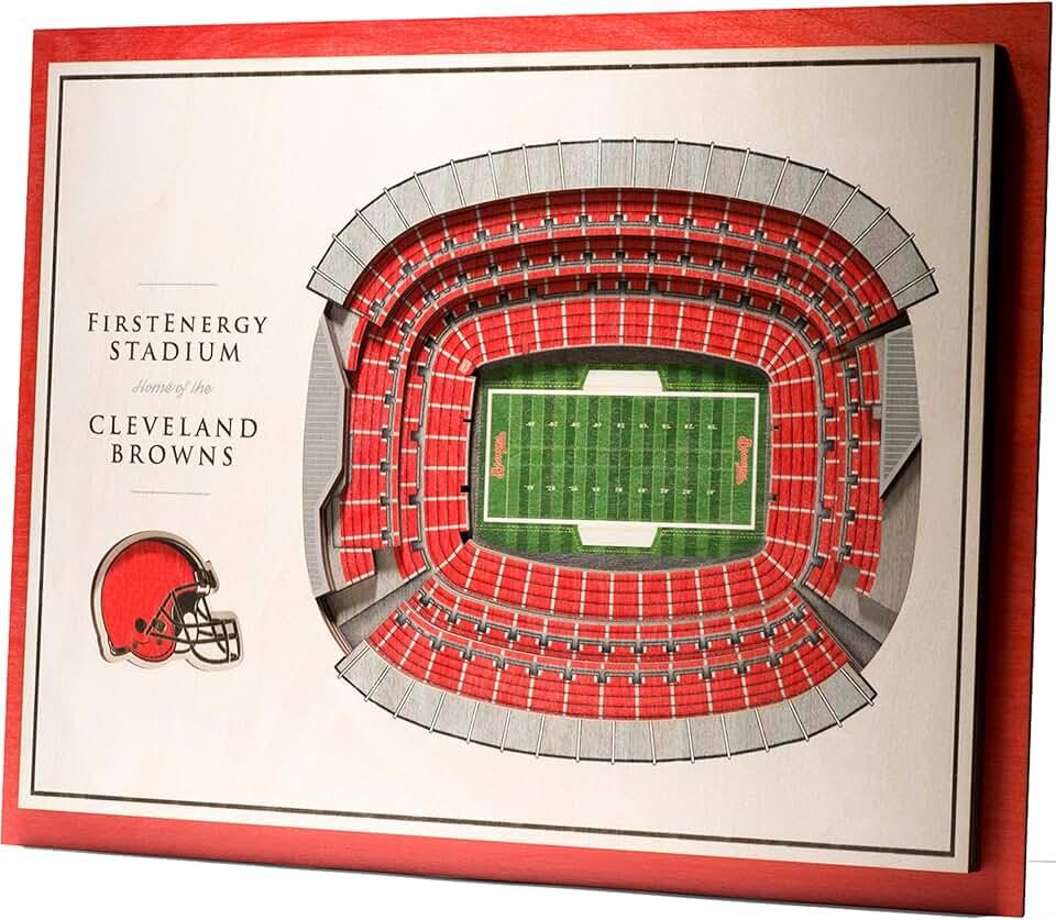 YouTheFan NFL 5-Layer StadiumView Wall Art