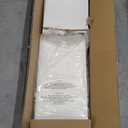 HUANUO Electric Standing Desk, 48" x 24" Whole Piece Desktop, Adjustable Height Computer Desk, 4 Height Memory Settings, Sit Stand Up Desk for Home Office, White