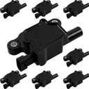 HQPASFY Square UF413 Ignition Coils Pack Set of 8 Compatible with 2005-2018 Chevy Camaro Avalanche Express 1500 2500 3500 GMC, Buick, Cadillac CTS Escalade Hummer Rapalce# UF413 D510C