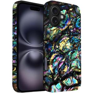 for iPhone 16 Plus Case | Color Abalone Shell | Slim Drop Protection Design