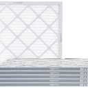 Amazon Basics 20x25x1 Air Filter 6-Pack, MERV 8 AC Furnace Filters, Removes Dust, Electrostatic, Allergy Control (Actual Size: 19.75" x 24.75" x 0.75")