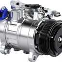 64529216466 AC Compressor with Clutch 6 Grooves Compatible with BMW 228i 320i 328i 428i 528i X5 740Ld Replace 64529399059