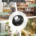 TRVL FIELDER Self Adhesive Caster Wheels for Furniture, Small Casters for Furniture Legs, Low Profile Table Wheels, 28 LBS Load Capacity Per Steel Wheel, Rollers for Kitchen Appliances (16 PCS, Black)